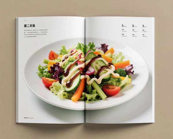 瑞峰餐飲宣傳冊設計制作案例