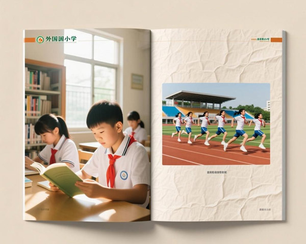 宏輝學(xué)校宣傳冊設(shè)計制作案例