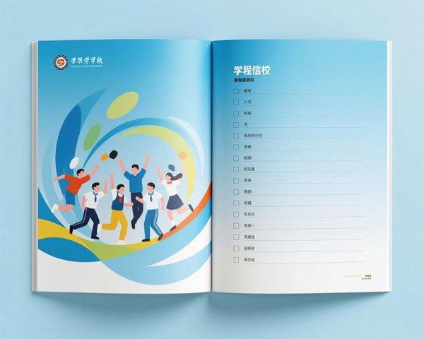 卓馳學(xué)校畫(huà)冊(cè)設(shè)計(jì)印刷案例