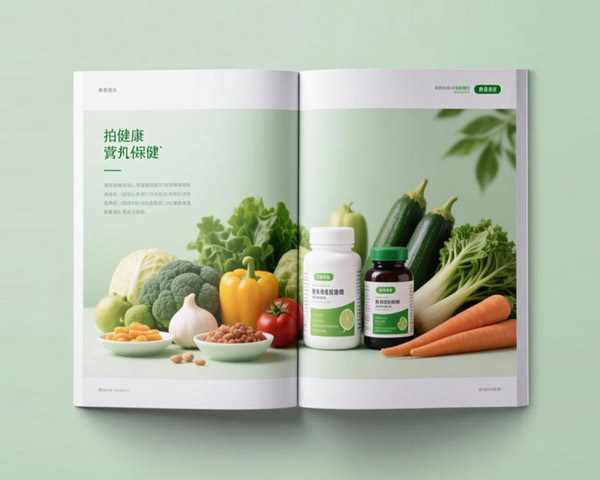 洋眾平保健品畫(huà)冊(cè)設(shè)計(jì)印刷案例